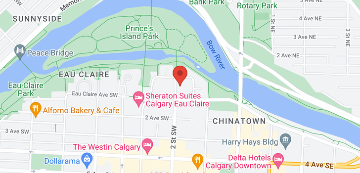 map of 1021 222 Riverfront Avenue SW